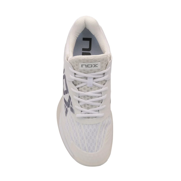 NOX AT10 LUX Weiß/Grau Padelschuhe – Premium Komfort & Grip (FW24)