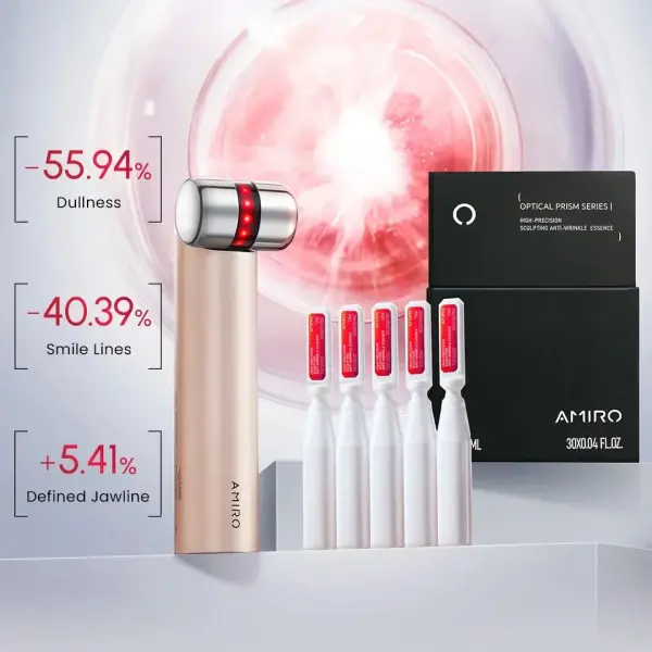 HydraGlow Booster Rotlicht- und Mikrostrom-Set + PDRN Serum-Set