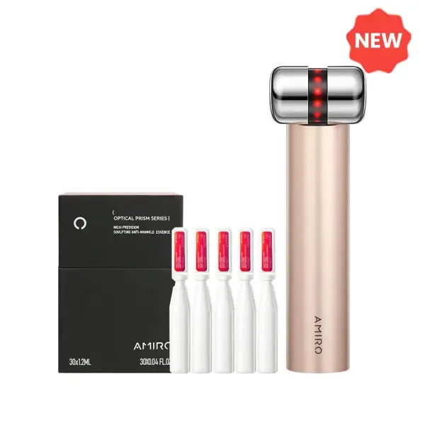 HydraGlow Booster Rotlicht- und Mikrostrom-Set + PDRN Serum-Set